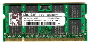 Real Foto DDR2 1GB KINGSTON KVR667D2S5/1G