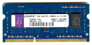 Real Foto DDR3 2GB KINGSTON 1Rx8 PC3-10600S-9-10-B10