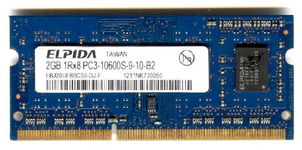 Real Foto DDR3 2GB ELPIDA 1Rx8 PC3-10600S-9-10-B2
