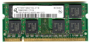 Real Foto DDR2 1GB Qimonda 2Rx8 PC2-4200S-444-12-F0