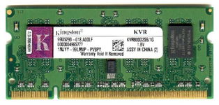 Real Foto DDR2 1GB KINGSTON KVR800D2S6/1G