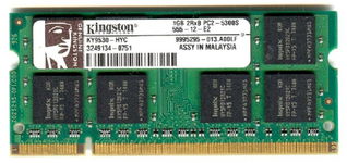 Real Foto DDR2 1GB KINGSTON 2Rx8 PC2-5300S-555-12-E2