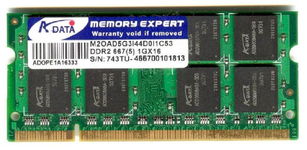 Real Foto DDR2 1GB ADATA 667 1GX16