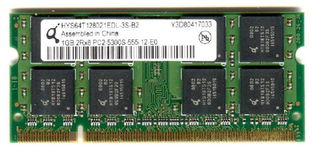 Real Foto DDR2 1GB Qimonda 2Rx8 PC2-5300S-555-12-E0