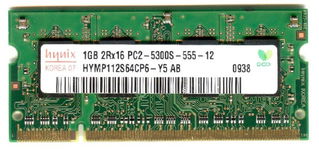 Real Foto DDR2 1GB HYNIX 2Rx16 PC2-5300S-555-12