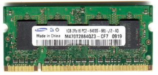 Real Foto DDR2 1GB SAMSUNG 2Rx16 PC2-6400S-666-12-A3