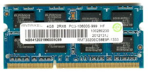Real Foto DDR3 4GB RAMAXEL 2Rx8 PC3-10600S-999 HF
