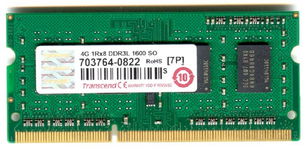 Real Foto DDR3L 4GB TRANSCEND 1Rx8 DDR3L 1600 SO