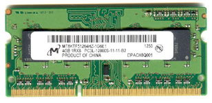 Real Foto DDR3 4GB MT 1Rx8 PC3L-12800S-11-11-B2 MICRON