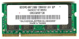 Real Foto DDR2 2GB ELPIDA GDDR2-667 128MX8 1.8V EP