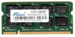 Real Foto DDR2 2GB ASINT 667 SSZ2128M8-J6EHC