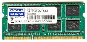 Real Foto DDR3 2GB GOOD RAM GR1333S364L9/2G , PC3-10600 SODIMM