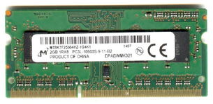 Real Foto DDR3 2GB MT 1Rx8 PC3L-10600S-9-11-B2 MICRON