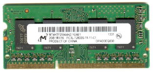 Real Foto DDR3 2GB MT 1Rx16 PC3L-12800S-11-11-C1 MICRON