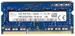 Real Foto DDR3 2GB HYNIX 1Rx8 PC3L-12800S-11-12-B4