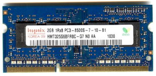Real Foto DDR3 2GB HYNIX 1Rx8 PC3-8500S-7-10-B1