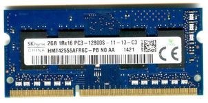 Real Foto DDR3 2GB HYNIX 1Rx16 PC3-12800S-11-13-C3