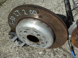 BMW 5 G30 G31 17- tarcza hamulcowa tył 330