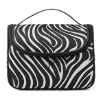 Kosmetyczka rozkładana kuferek zebra KS76