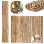 Dwustronna mata bambusowa 150x500 cm na balkon taras ogrodzenie naturalna