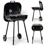 Grill węglowy ogrodowy z pokrywą na zawiasach + kółka MultiGarden