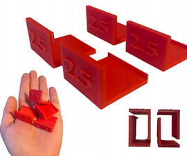 Dystanse do regulacji frontów szafek 2.5mm x4szt