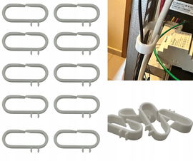 Organizer kabli uchwyty duet do szafy rack uchwyt do kabli organizator hak