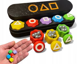 GONGGI Z OBCIĄŻENIEM PUDEŁKO Kości do gry gong-gi Gongi gongii DOCIĄŻONE 5g