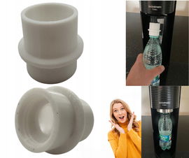 PRZEJŚCIÓWKA ADAPTER Do SODASTREAM Na Zwykłe Butelki na Gwint 28mm PET HIT