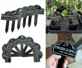 Tabliczka tabliczki etykieta do roślin warzyw oznaczanie PERSONALIZACJA