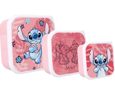 Zestaw 3 pojemników śniadaniowych Disney - Stitch Let's Eat!