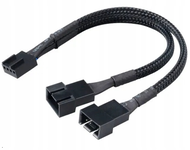 ROZGAŁĘZIACZ PRZEDŁUŻACZ ZASILANIA DO WENTYLATORÓW PWM 4-pin->2x 3/4-pin PC