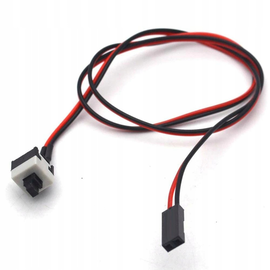POWER SWITCH WŁĄCZNIK Power/Reset DO OBUDOWY KOMPUTERA KOPARKI PC 100CM 1M