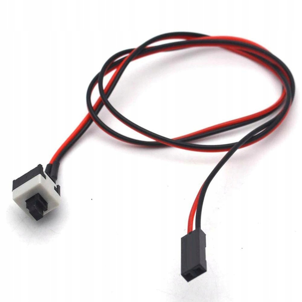 POWER SWITCH WŁĄCZNIK Power/Reset DO OBUDOWY KOMPUTERA KOPARKI PC 100CM 1M