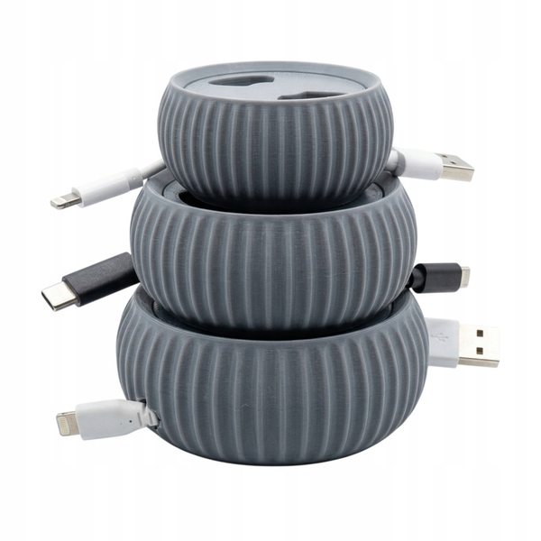 ZWIJAK DO KABLI ORGANIZER ZWIJACZ PRZEWODÓW USB DO ŁADOWARKI TELEFONU 3D PC
