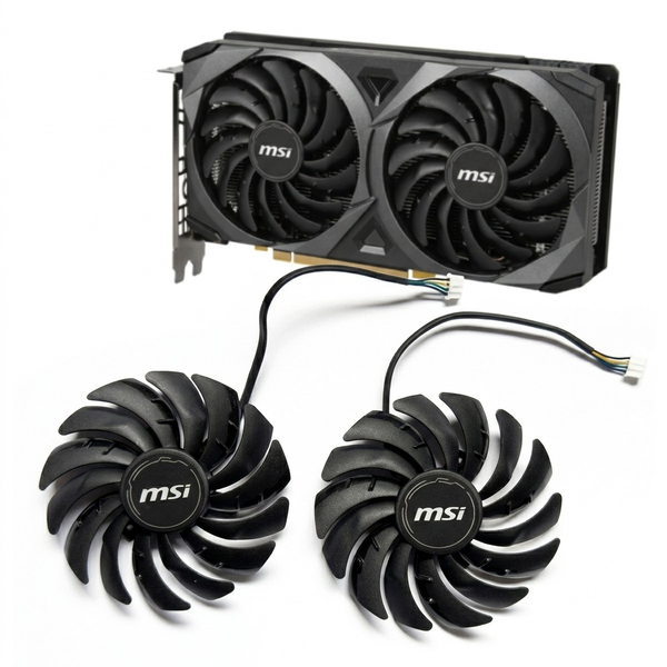 Wentylatory Wiatraki do MSI GeForce RTX 3050 3060 3060Ti 3070 VENTUS 95MM GPU PC