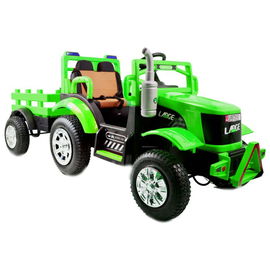 MEGA TRAKTOR LARGE Z PRZYCZEPĄ, POMPOWANE KOŁA, PILOT, FUNKCJA BUJANIA/SH6688