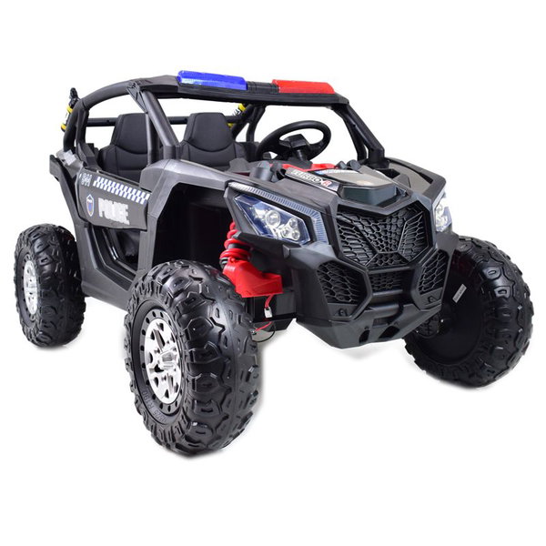 MEGA BUGGY UTV POLICJA TURBO R FOX DLA 2 DZIECI 4X200 W, 24V /XB2118