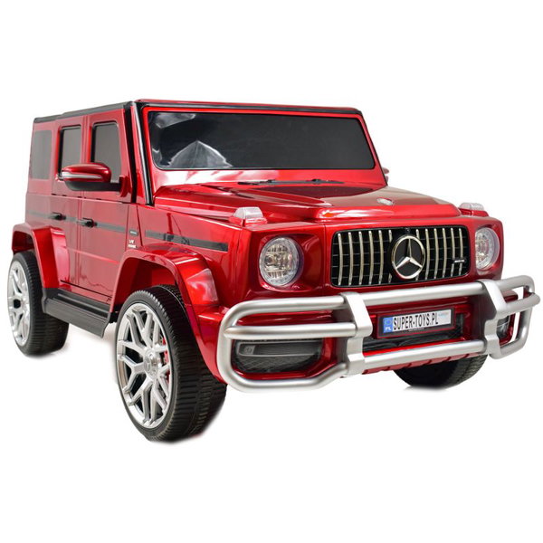 MERCEDES G63 AMG DLA 2 DZIECI, 24V, 4X4,  MIĘKKIE KOŁA EVA/S-307