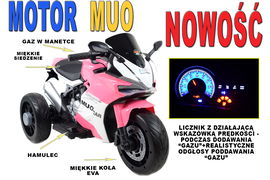 MOTOR ŚCIGACZ "MUO" - IMITACJA PRAWDZIWEGO LICZNIKA, REALISTYCZNE DŹWIĘKI/959-3