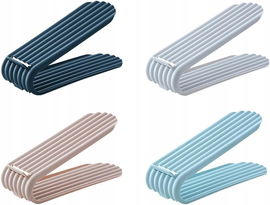 Stojak na buty organizer podstawka z tworzywa sztucznego 10x25cm 4 sztuki