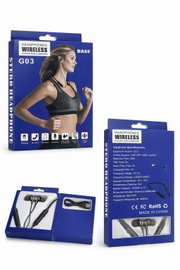 Słuchawki Bezprzewodowe Bluetooth 5.0 Sportowe Stereo Bass z Mikrofonem G03
