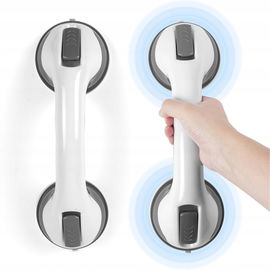 2x uchwyt pomocnik łazienkowy na przyssawki dodatkowy ścienny prysznic wann