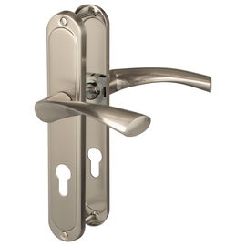 Klamka drzwiowa ETNAeco 72 wkład nikiel szczotkowany, klamka do drzwi