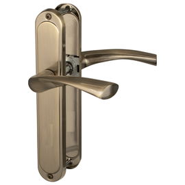 Klamka drzwiowa ETNAeco bez przebicia patyna, klamka do drzwi