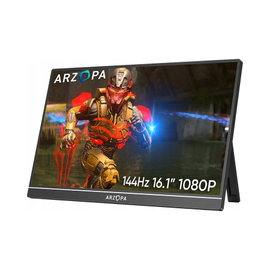 ARZOPA Z1FC DODATKOWY PRZENOŚNY MONITOR REGULACJA KĄTA 16.1'' HDMI 2X USB-C
