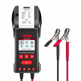 ANCEL BST600 TESTER AKUMULATORÓW SAMOCHODOWYCH AGM GEL VRLA Z DRUKARKĄ LCD