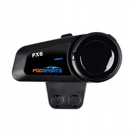 Zestaw Na 2 Kaski Fodsports FX6 Interkom Motocyklowy Max 1000M 6 Osób IPX6