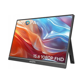 ARZOPA PRZENOŚNY MONITOR DODATKOWY EKRAN A1 15,6'' IPS FILTR NIEBIESKI