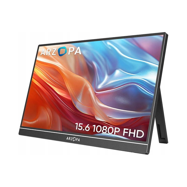 ARZOPA PRZENOŚNY MONITOR DODATKOWY EKRAN A1 15,6'' IPS FILTR NIEBIESKI